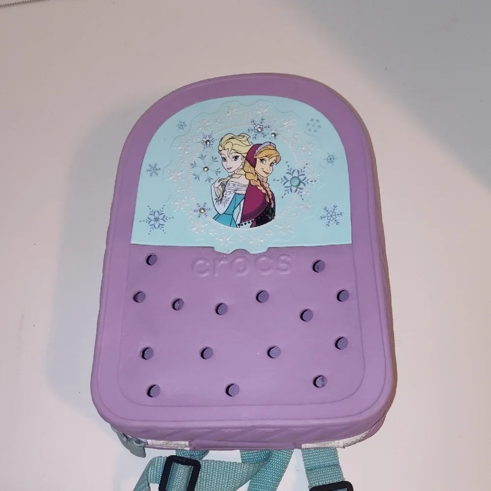 CROCS Lilac Backpack with Frozen Design